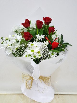 Gül Papatya Buketi, Altıntaş Çiçekçi