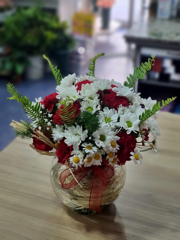 Kırmızı Beyaz Aranjman, Kütahya Çiçekçi