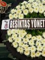 Çiçekçi - Beyaz Cenaze Çelengi 