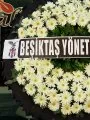 Çiçekçi - Beyaz Cenaze Çelengi 