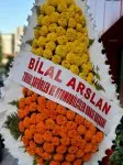 Çiçekçi - Sarı Turuncu Çelenk